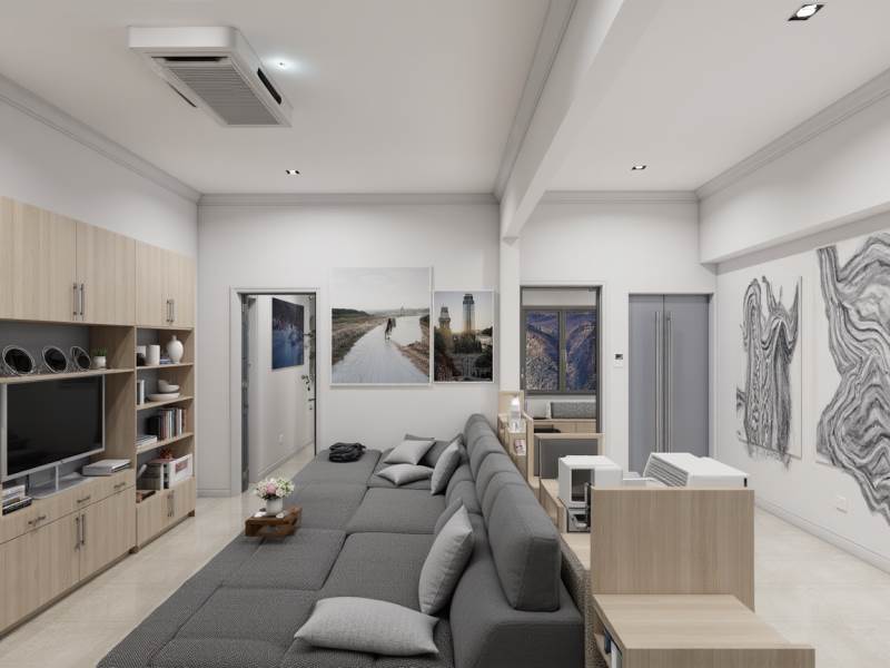 Rendering Soggiorno ingresso